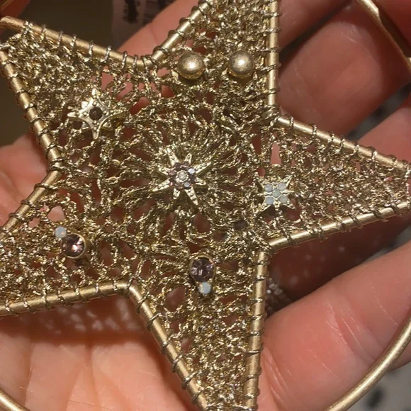 Free People STAR earrings with cute earring holder. - Picture 6 of 6